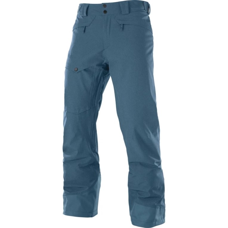 Turquoise Salomon Untracked Men's Ski Pants | PH 18260V